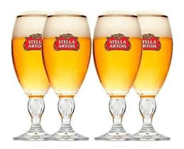 Taça Calice Stella Artois 250ml - Kit C/ 4 Unid. Taça Calice Stella Artois 250ml - Kit C/ 4 Unid.