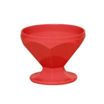 Taça Caribe Para Sobremesa 150ml Coral em Polipropileno Linha Tendências VEM Taça Caribe Para Sobremesa 150ml Coral em Polipropileno Linha Tendências VEM
