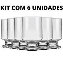 Taça Casual Nadir Figueiredo Vidro 260ml Com 6 Unidades Cor Transparente