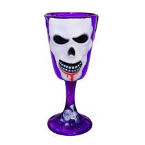 Taça Caveira Branca Halloween