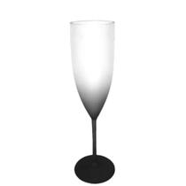 Taça Champagne Degrade 180ml Preto Fosco- Mar