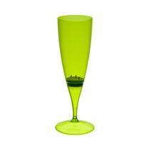 Taça Champagne Neoplas Led Verde Neon 160ml