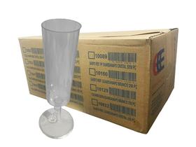 Taça Champagne Plástica 120ml (1cx) - Eliteplastic