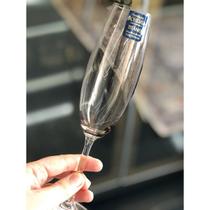 Taça champanhe cristal ecológ 220ml A24cm cor fumê unidade Taça champanhe cristal ecológ 220ml A24cm cor fumê unidade