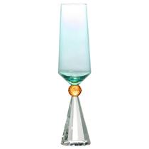 Taça Champanhe Em Vidro Verde 300Ml