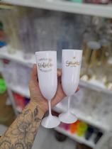 Taça champanhe personalizada frases