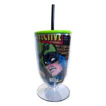 Taça com Canudo Batman e Robin Capa de Quadrinhos - 600ml - Extra Festas