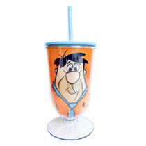 Taça com Canudo Fred Flintstone - 600ml Taça com Canudo Fred Flintstone - 600ml