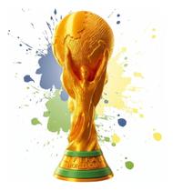 Taça Copa Do Mundo 2026 25cm Futebol Decoração