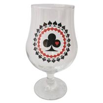 Taça Copo Cerveja Vidro Naipe Copas Baralho 400 ml Presente