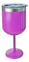 Taça Copo De Gin Whisky Térmica Inoxidável 500ml Colorida