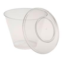 Taca Copo Mousse Redonda C/tampa 180ml Crisplastic c/ 10 unidades Taca Copo Mousse Redonda C/tampa 180ml Crisplastic c/ 10 unidades