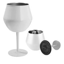 Taça Copo Termico 2 em 1 Inox Vinho Bebida Drink Cocktail Evento Festa Praia Piscina Confratrenizaçao Lazer Taça Copo Termico 2 em 1 Inox Vinho Bebida Drink Cocktail Evento Festa Praia Piscina Confratrenizaçao Lazer
