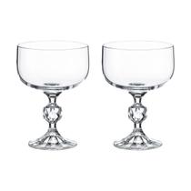 Taça Coupe de Cristal Bohemia 200 ml Claudia 2 Peças Taça Coupe de Cristal Bohemia 200 ml Claudia 2 Peças