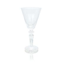 Taça Cristal Água Transparente Base Lapidado Fino Acabamento Taça Cristal Água Transparente Base Lapidado Fino Acabamento