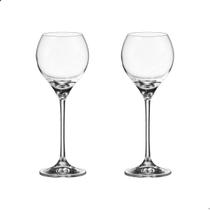 Taça Cristal Bohemia Vinho Branco 240 Ml Carduelis 2 Peças Taça Cristal Bohemia Vinho Branco 240 Ml Carduelis 2 Peças