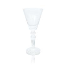 Taça Cristal Vinho Transparente Base Lapidado Fino Acabament