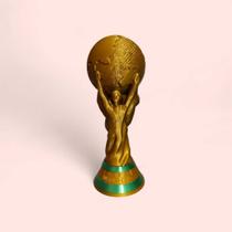 Taça da Copa do Mundo 25cm - Réplica Premium Impressão 3D Luxo da Sagravia