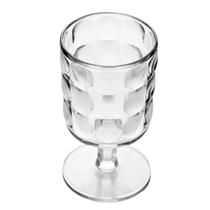 Taça De Acrílico 340ml Transparente Água Suco Bubble