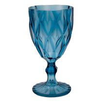 Taça de Acrílico Azul Diamond Diamante Festa Piscina Plástico 330ml Lyor