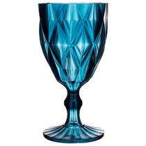 Taça de acrílico Diamond azul Lyor 330 ml