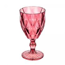 Taça de Acrílico Diamond Vermelha 330ml Lyor Taça de Acrílico Diamond Vermelha 330ml Lyor