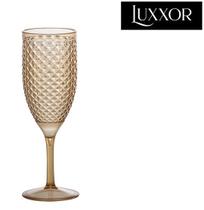 Taça De Acrílico Luxxor Para Vinho / Água Amber Cintilante 480ml