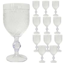 Taça de Água Acrílica Premium 400ml Suco Refresco Kit 12pçs Taça de Água Acrílica Premium 400ml Suco Refresco Kit 12pçs
