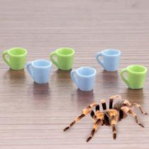 Taça de água DQITJ Tarantula Micro Resin para insetos-aranha x6 Taça de água DQITJ Tarantula Micro Resin para insetos-aranha x6