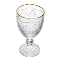 Taça de Água Lyor New Butterfly com Fio de Ouro Cristal Taça de Água Lyor New Butterfly com Fio de Ouro Cristal