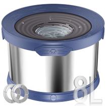 Taça de água para cães UPSKY 8L em aço inoxidável sem derramamento azul Taça de água para cães UPSKY 8L em aço inoxidável sem derramamento azul
