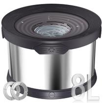 Taça de água para cães UPSKY 8L em aço inoxidável sem derramamento e antiderrapante
