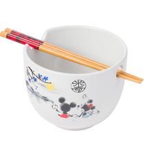 Taça de arroz com macarrão ramen em cerâmica Silver Buffalo Disney Mickey