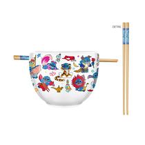 Taça de arroz com macarrão Ramen Silver Buffalo Disney Lilo Stitch