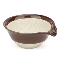 Taça de barbear Linkidea Ceramic Brown Wide Mouth para homens