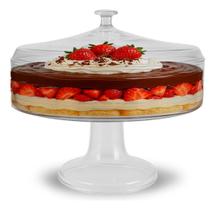 Taca De Bolo Festa Gourmet Confeitaria Doces 1,1l C/ Tampa Taca De Bolo Festa Gourmet Confeitaria Doces 1,1l C/ Tampa