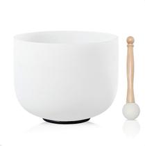 Taça de canto de cristal CVNC 432 Hz 20 cm D Note Navel Chakra