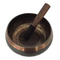 Taça de canto HIZLJJ Tibetan Spiritual Healing 8 cm com bastão