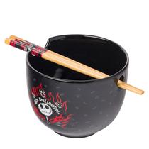 Taça de cerâmica Silver Buffalo Jack Skellington 590 ml com pauzinhos