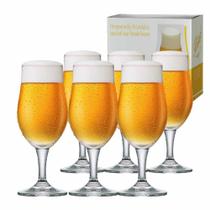 Taça de Cerveja de Cristal Blond P 265ml Conjunto 6 Pcs