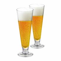 Taça de Cerveja de Cristal Tulipa Reta 300ml 2 Pcs - Ruvolo
