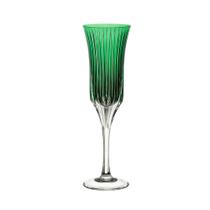 Taça de champagne em cristal Strauss Overlay 225.107.150 190ml verde escuro Taça de champagne em cristal Strauss Overlay 225.107.150 190ml verde escuro