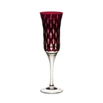 Taça de champagne em cristal Strauss Overlay 225.107.152 190ml ametista Taça de champagne em cristal Strauss Overlay 225.107.152 190ml ametista