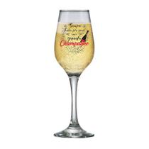 Taça de Champagne Frases Divertidas Sempre Akron 240ml - Ruvolo