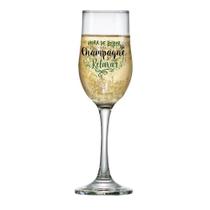 Taça de Champagne Frases Hora de Beber Barcelona 210ml Taça de Champagne Frases Hora de Beber Barcelona 210ml