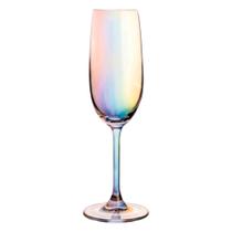 Taça de Champagne Furta Cor de Cristal com Titânio Dom Paris 230ml 1 peça - Seu Lar