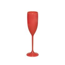 Taça de Champanhe 150ml Coral em Policarbonato Linha Tendências VEM