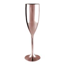 Taça de Champanhe Acrílico Metalizada Rose Gold 180mL Taça de Champanhe Acrílico Metalizada Rose Gold 180mL
