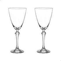 Taça de Cristal Bohemia 350 ml Elisabeth 2 Peças Taça de Cristal Bohemia 350 ml Elisabeth 2 Peças