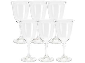 Taça De Cristal Bohemia 360 ml Branta 6 Peças
